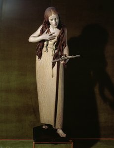 The Penitent Magdalene, 1664 (polykromt træ)